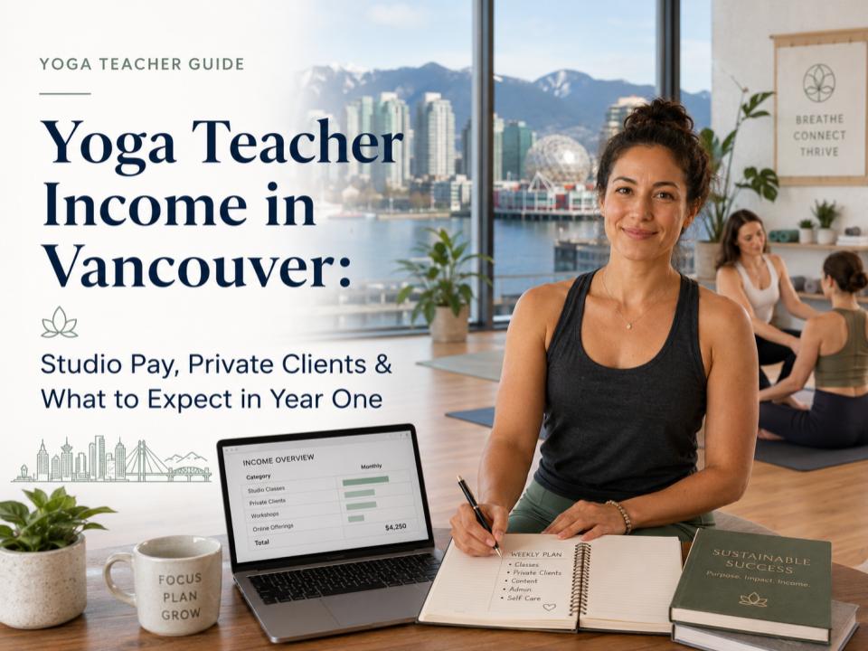 Yoga Teacher Income in Vancouver: Studio Pay, Private Clients & What to Expect in Year One