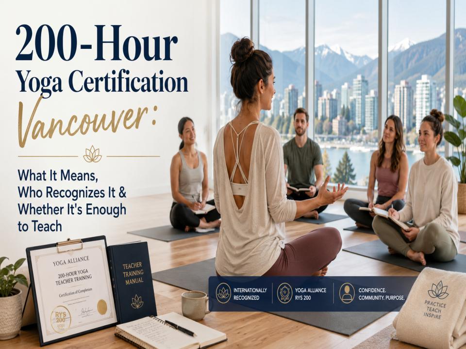 200-Hour Yoga Certification Vancouver: What It Means, Who Recognizes It & Whether It’s Enough to Teach