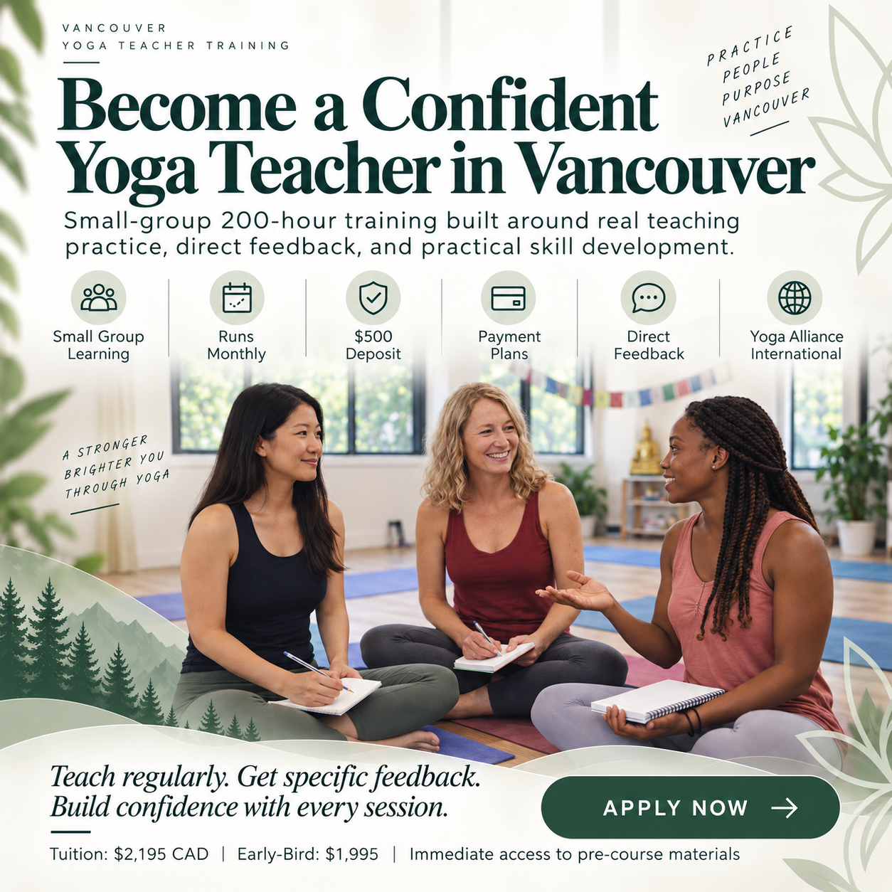200-Hour Yoga Teacher Training Vancouver confident yoga teacher training vancouver