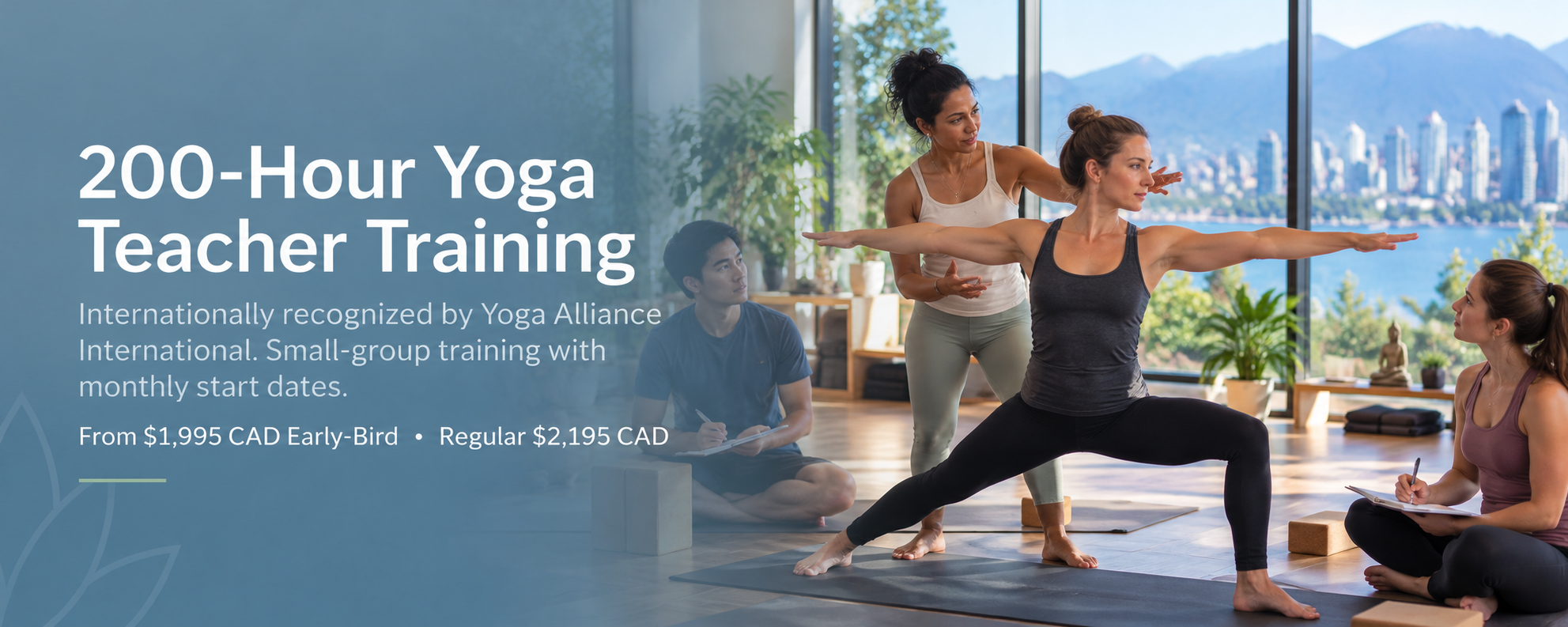Vancouver Yoga Teacher Training 200 hour yoga teacher training banner